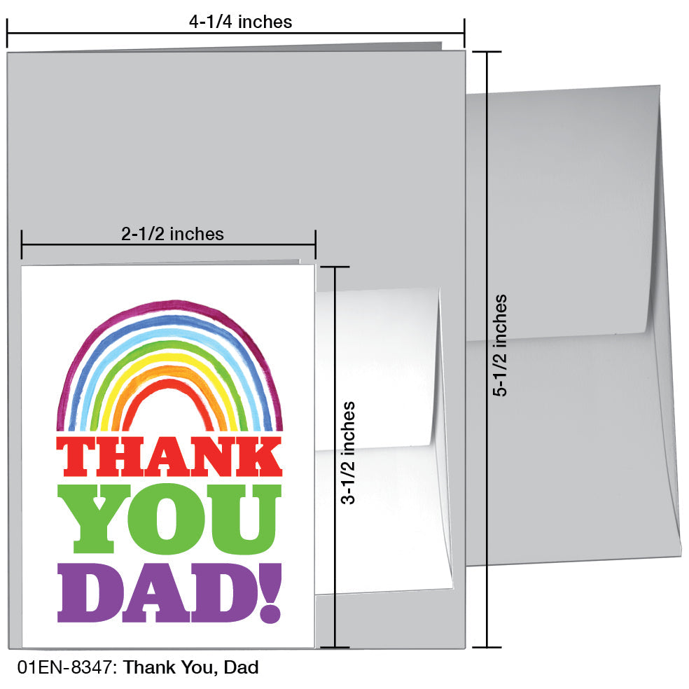 Thank You, Dad!, Greeting Card (8347)