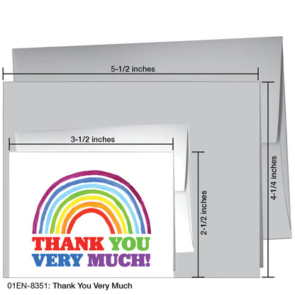 Thank You Very Much, Greeting Card (8351)