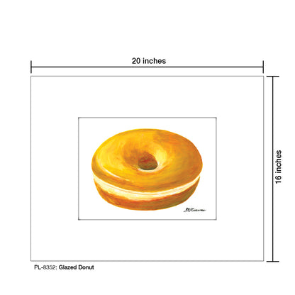 Glazed Donut, Print (#8352)