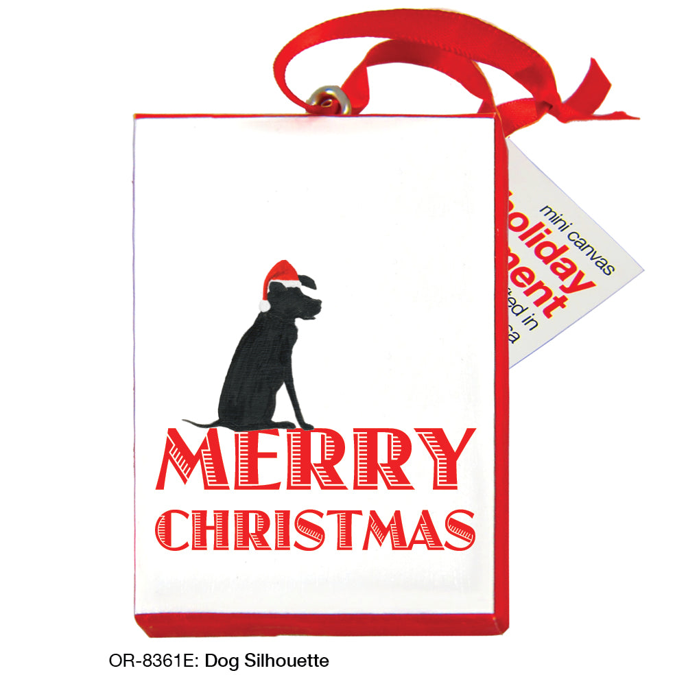 Dog Silhouette, Ornament (OR-8361E)