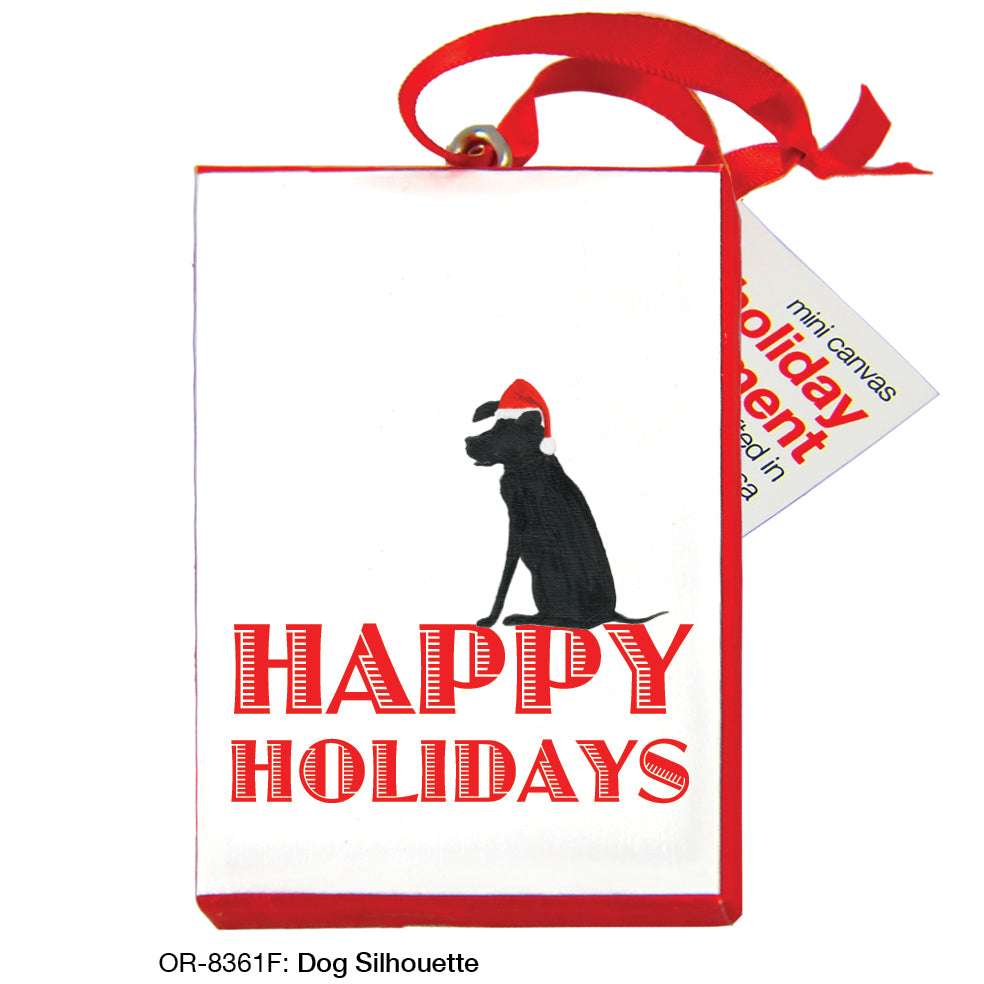 Dog Silhouette, Ornament (OR-8361F)