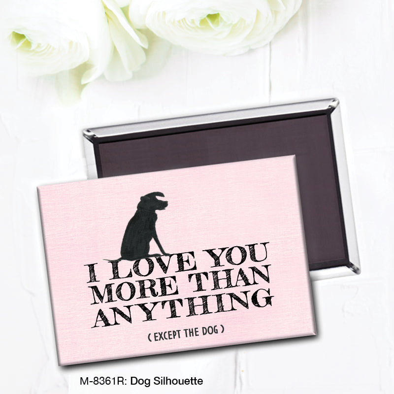 Dog Silhouette, Magnet (8361R)