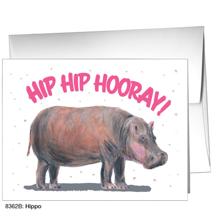 Hippo, Greeting Card (8362B)