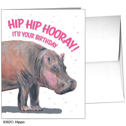 Hippo, Greeting Card (8362C)