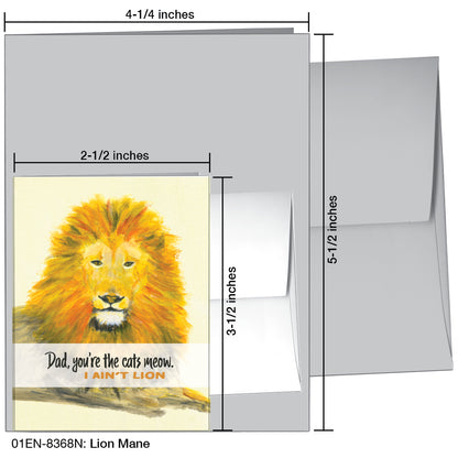 Lion Mane, Greeting Card (8368N)