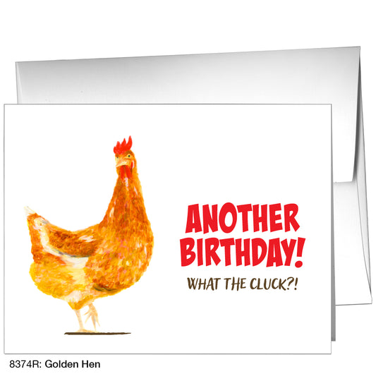 Golden Hen, Greeting Card (8374R)