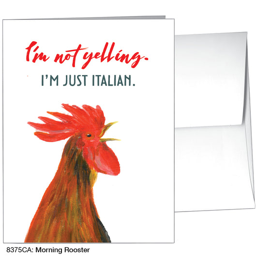 Morning Rooster, Greeting Card (8375CA)