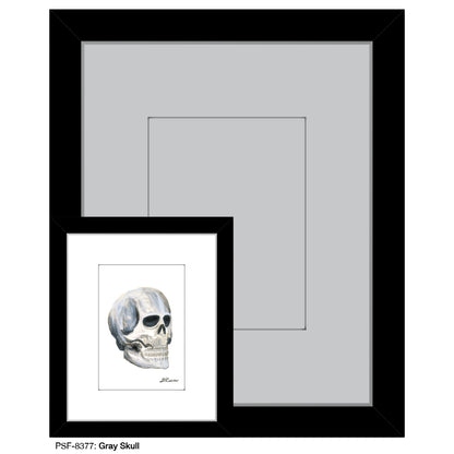 Gray Skull, Print (#8377)