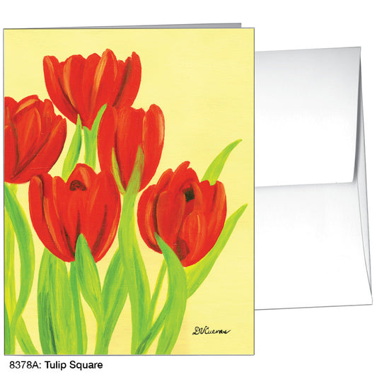 Tulip Square, Greeting Card (8378A)