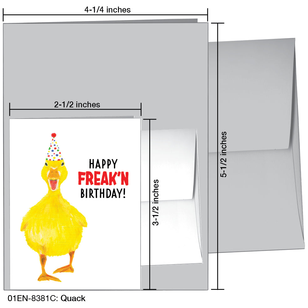 Quack, Greeting Card (8381C)