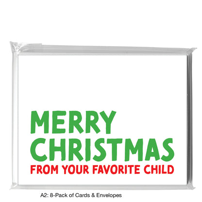 Merry Christmas, Greeting Card (8391C)