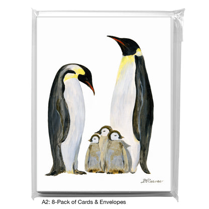 Family With Three, Greeting Card (8392)