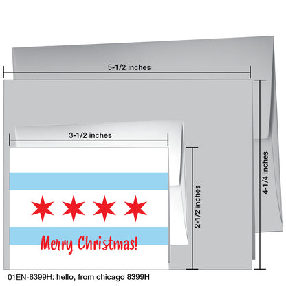 Hello, From Chicago, Greeting Card (8399H)