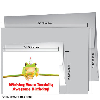 Tree Frog, Greeting Card (8402H)