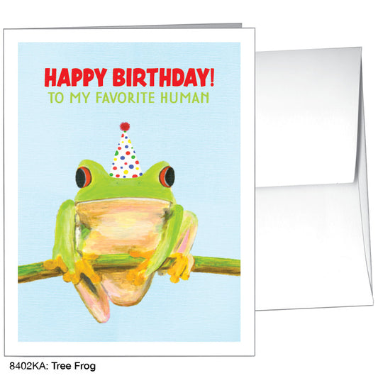 Tree Frog, Greeting Card (8402KA)