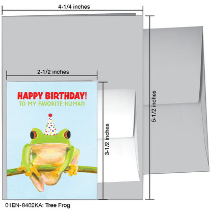 Tree Frog, Greeting Card (8402KA)