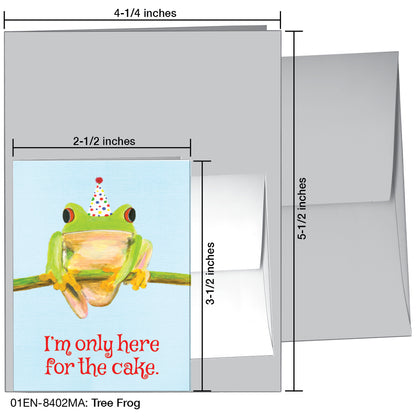 Tree Frog, Greeting Card (8402MA)