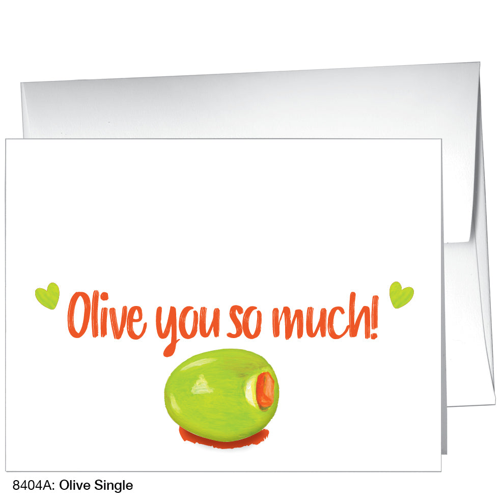 Olive Single, Greeting Card (8404A)