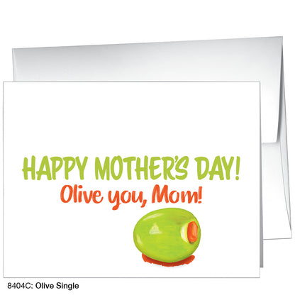 Olive Single, Greeting Card (8404C)