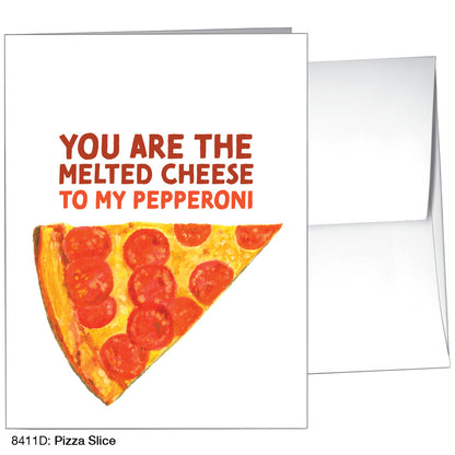 Pizza Slice, Greeting Card (8411D)