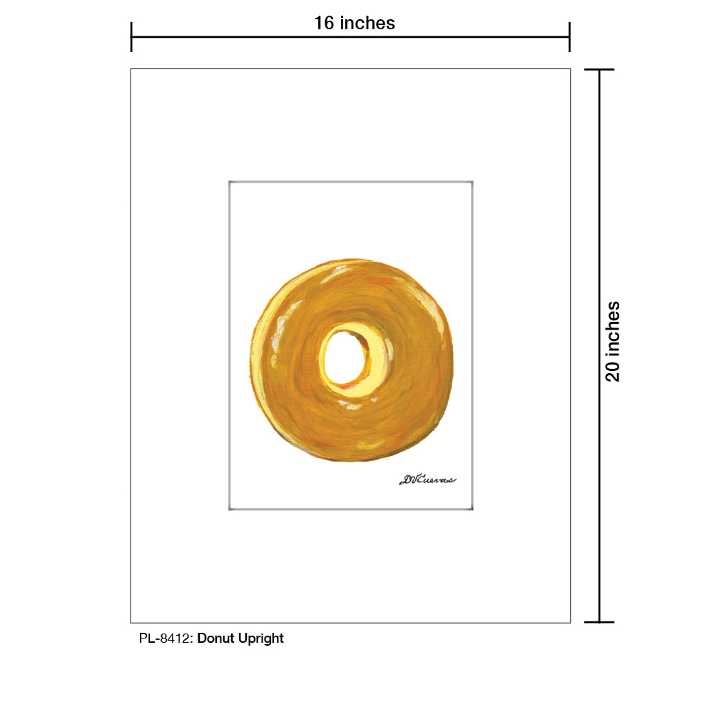 Donut Upright, Print (#8412)