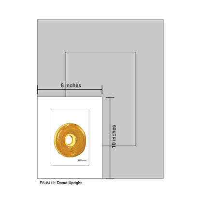 Donut Upright, Print (#8412)