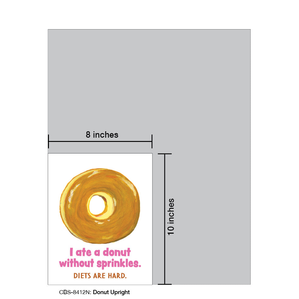 Donut Upright, Card Board (8412N)