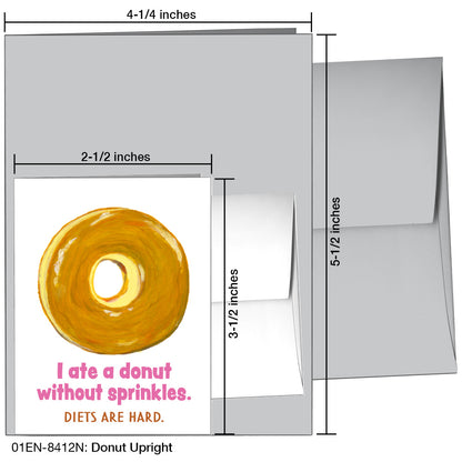 Donut Upright, Greeting Card (8412N)