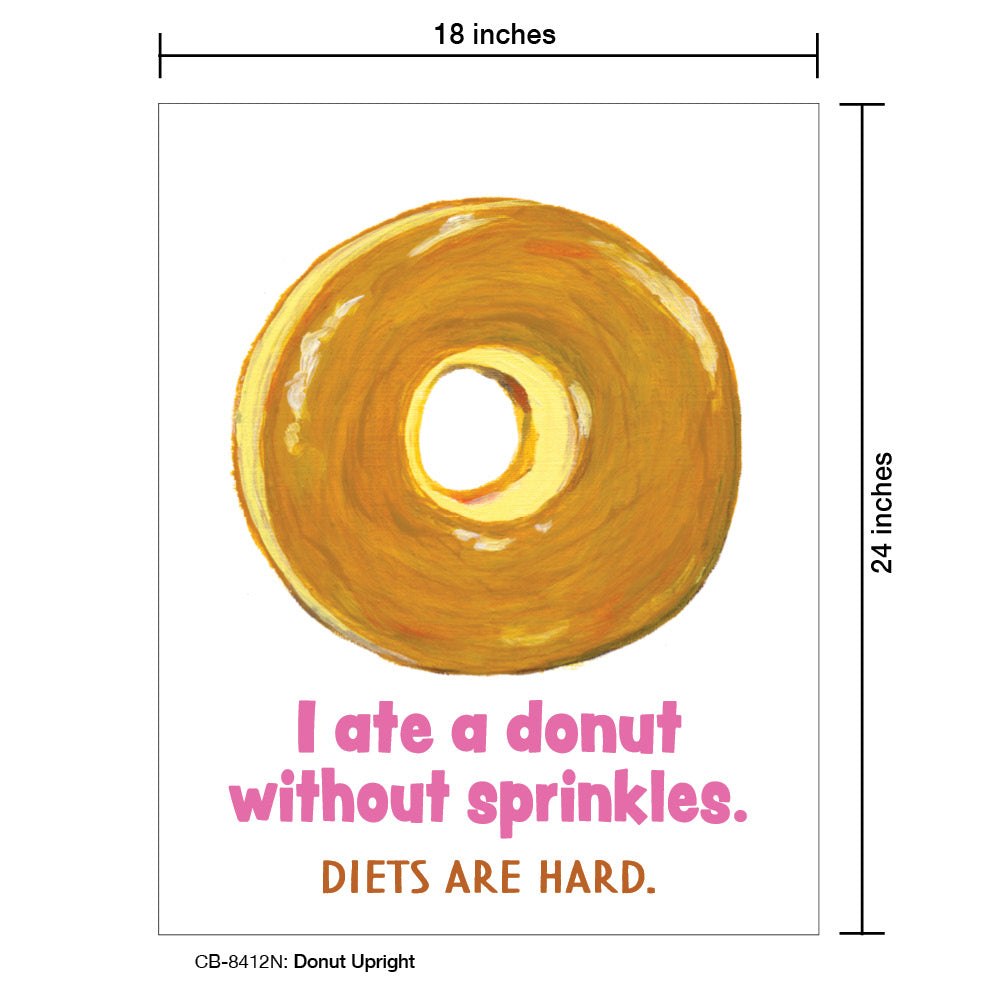 Donut Upright, Card Board (8412N)