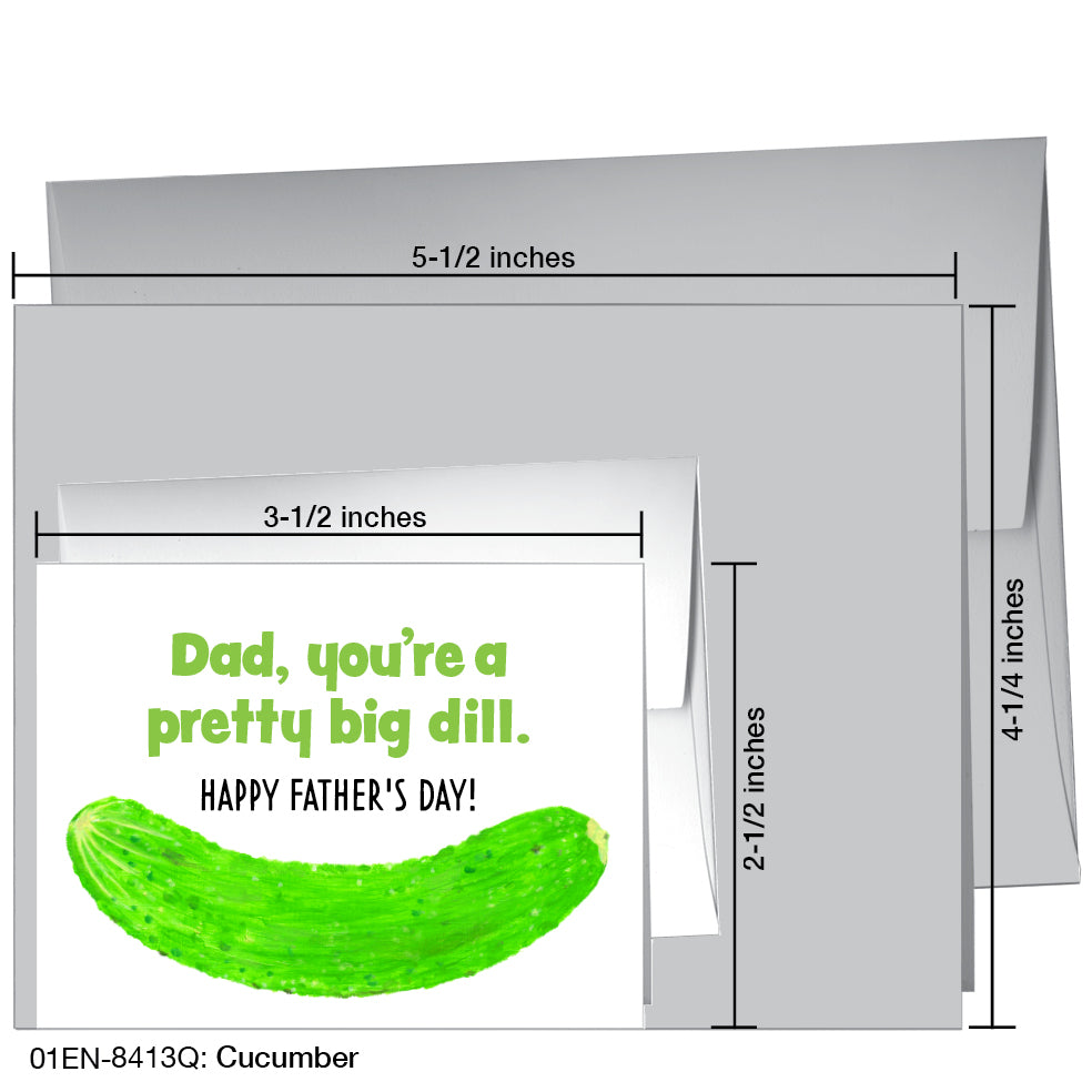 Cucumber, Greeting Card (8413Q)