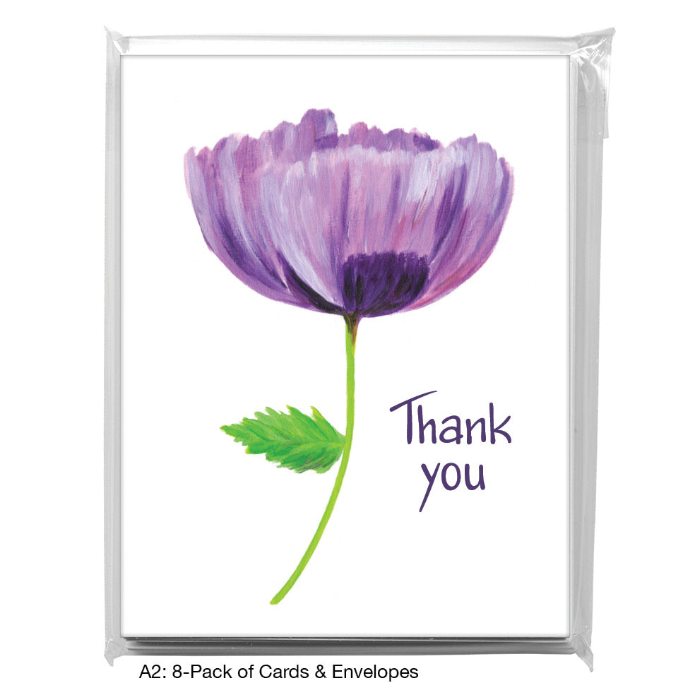 Poppy Violet, Greeting Card (8415A)