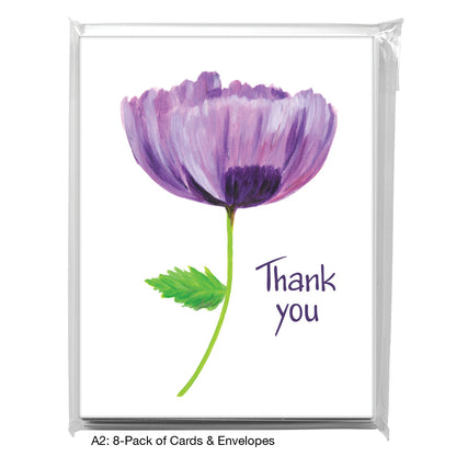 Poppy Violet, Greeting Card (8415A)