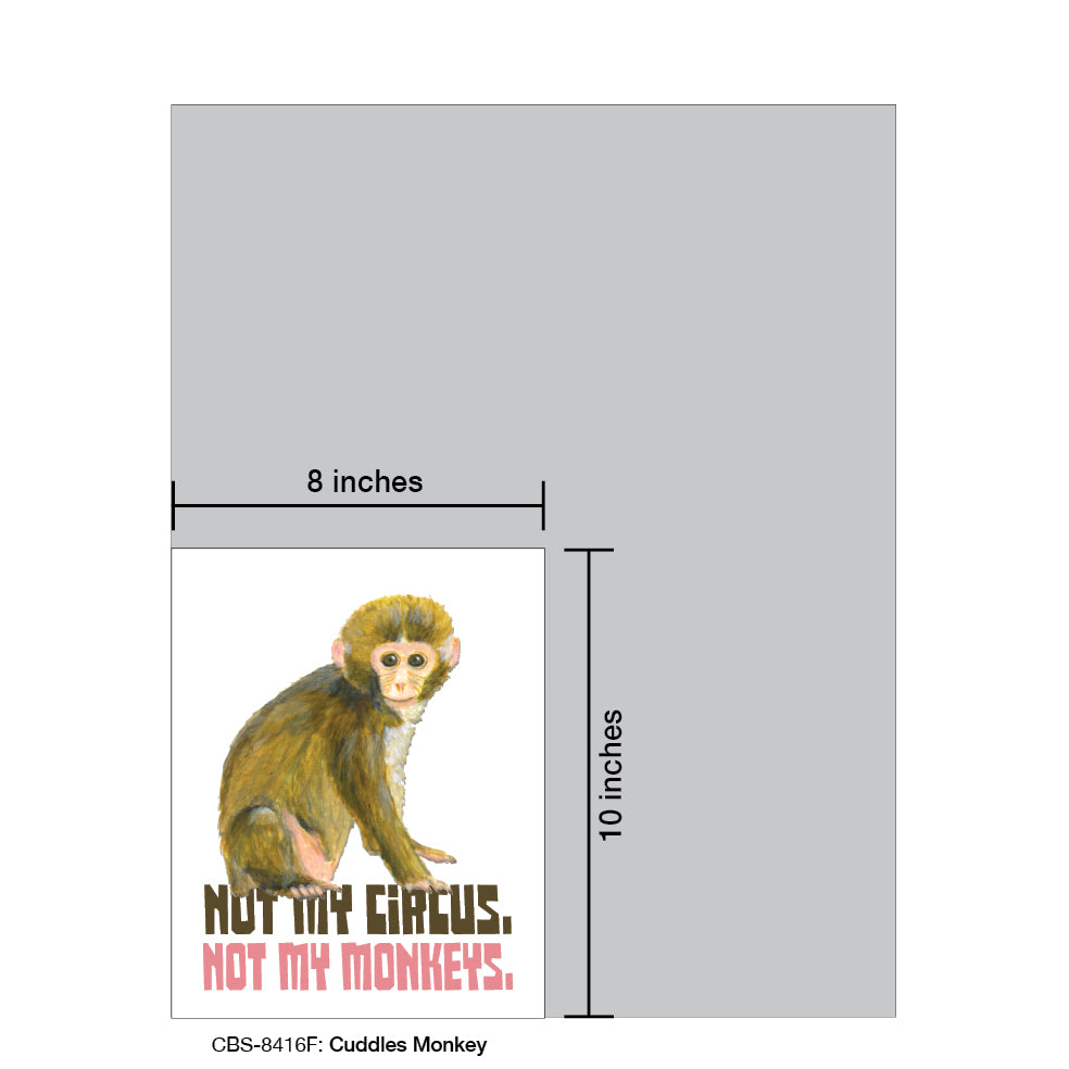 Cuddles Monkey, Card Board (8416F)