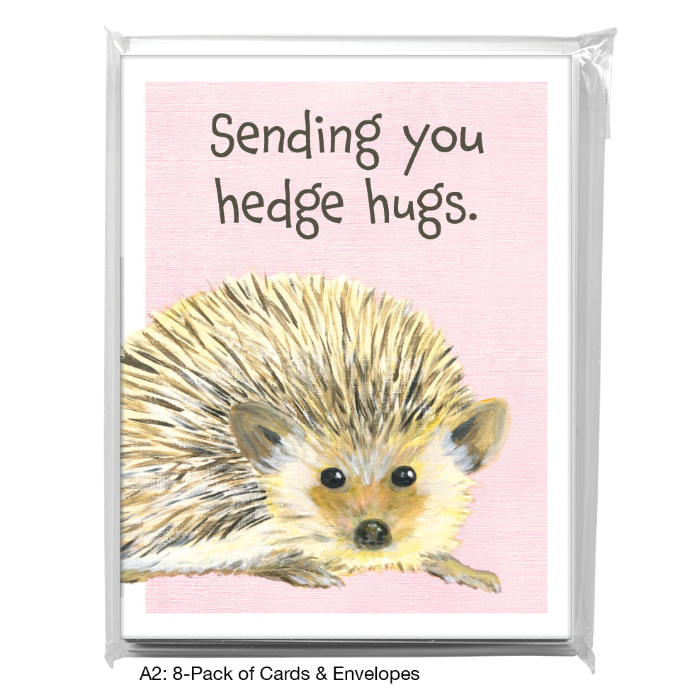 Roundy Hedgehog, Greeting Card (8417B)