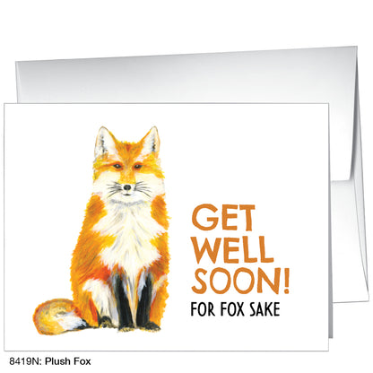 Plush Fox, Greeting Card (8419N)