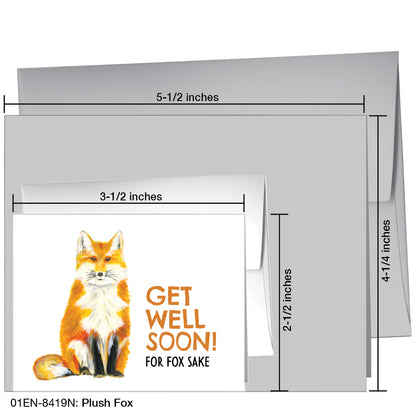 Plush Fox, Greeting Card (8419N)