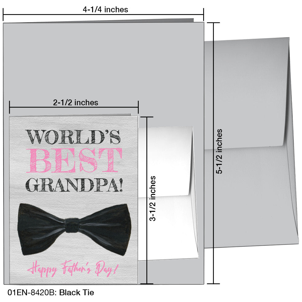 Black Tie, Greeting Card (8420B)