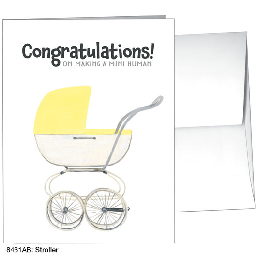 Stroller, Greeting Card (8431AB)