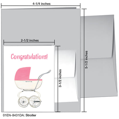 Stroller, Greeting Card (8431DA)