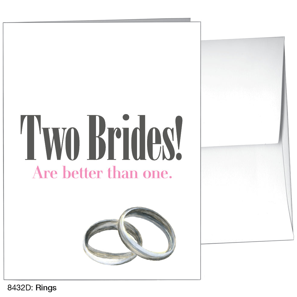 Rings, Greeting Card (8432D)