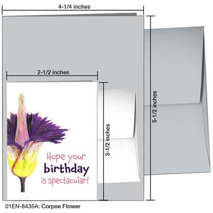 Corpse Flower, Greeting Card (8435A)