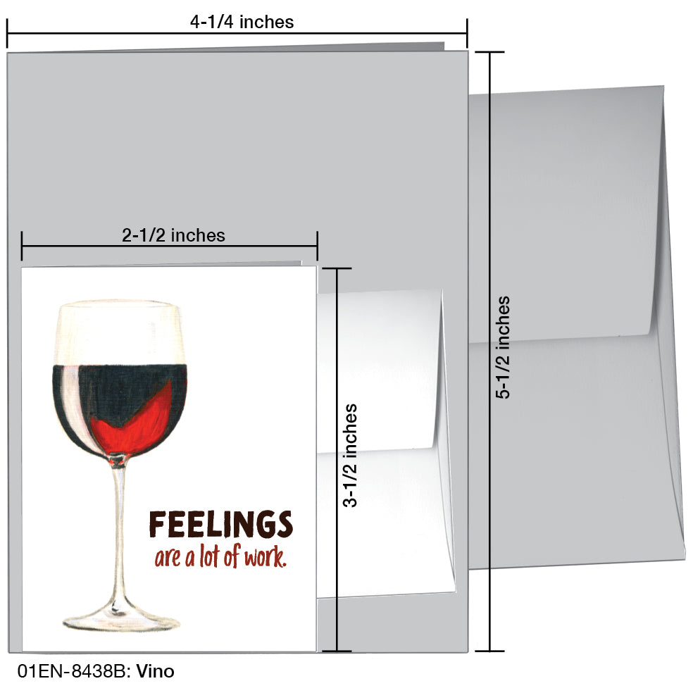 Vino, Greeting Card (8438B)