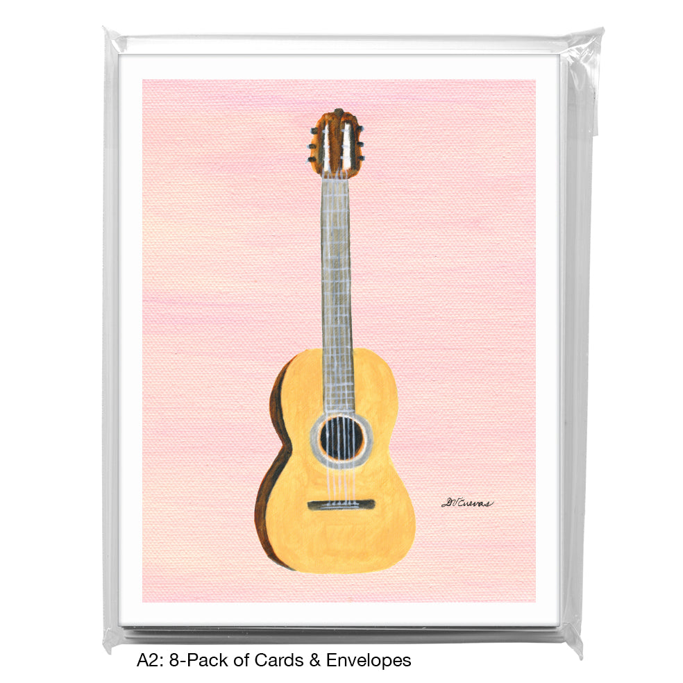 Guitar, Greeting Card (8441)