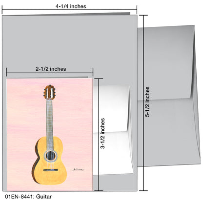 Guitar, Greeting Card (8441)