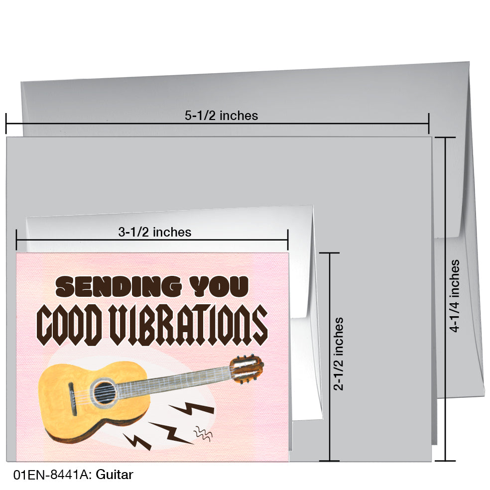 Guitar, Greeting Card (8441A)