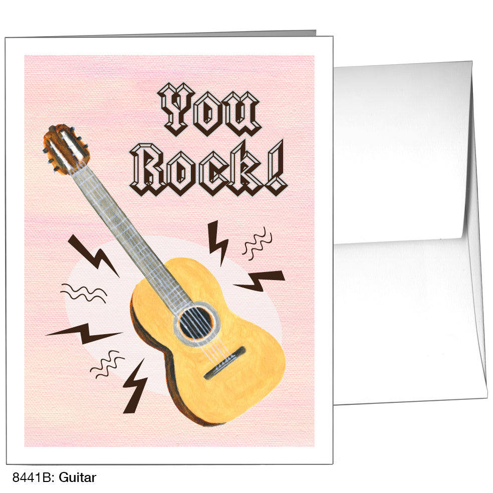 Guitar, Greeting Card (8441B)