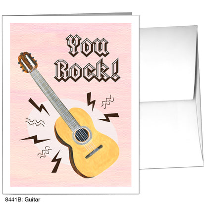 Guitar, Greeting Card (8441B)