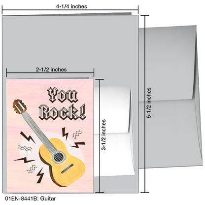 Guitar, Greeting Card (8441B)