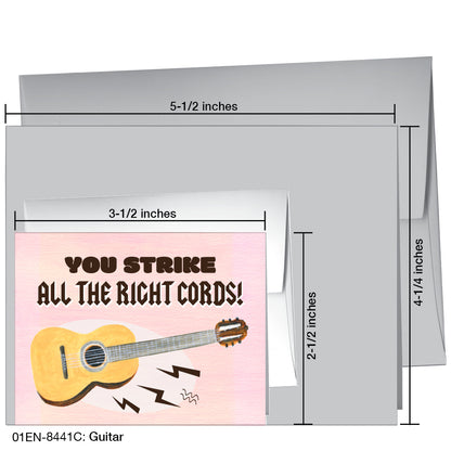 Guitar, Greeting Card (8441C)