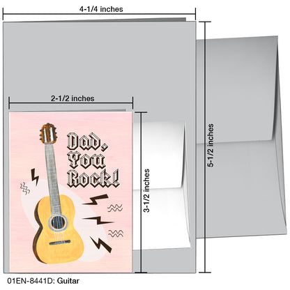 Guitar, Greeting Card (8441D)